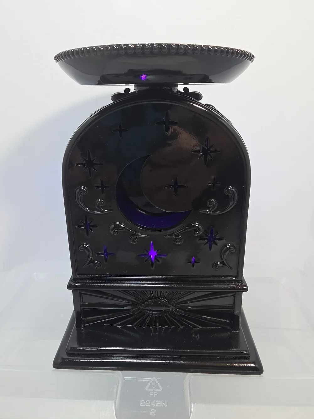 Bath & Body Works Glow In The Dark Fortune Teller 3-Wick Candle Holder NEW